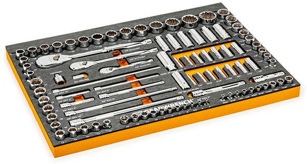 Gearwrench 120XP Socket Set with Pre-Cut Foam Tray