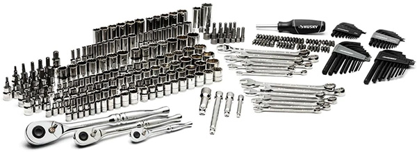 Husky Mechanics Tool Set with Connect Tool Box Contents