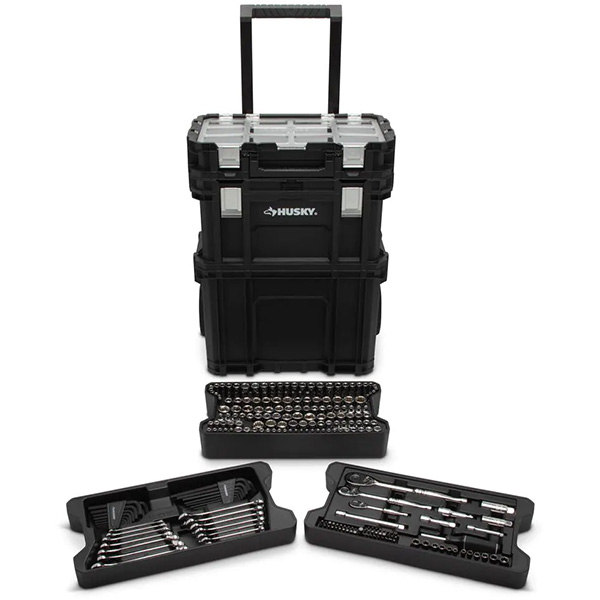 Husky Mechanics Tool Set with Connect Tool Box Stack