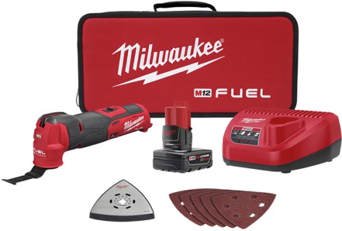 Milwaukee 2526-21XCH M12 Fuel Oscillating Multi-Tool Kit